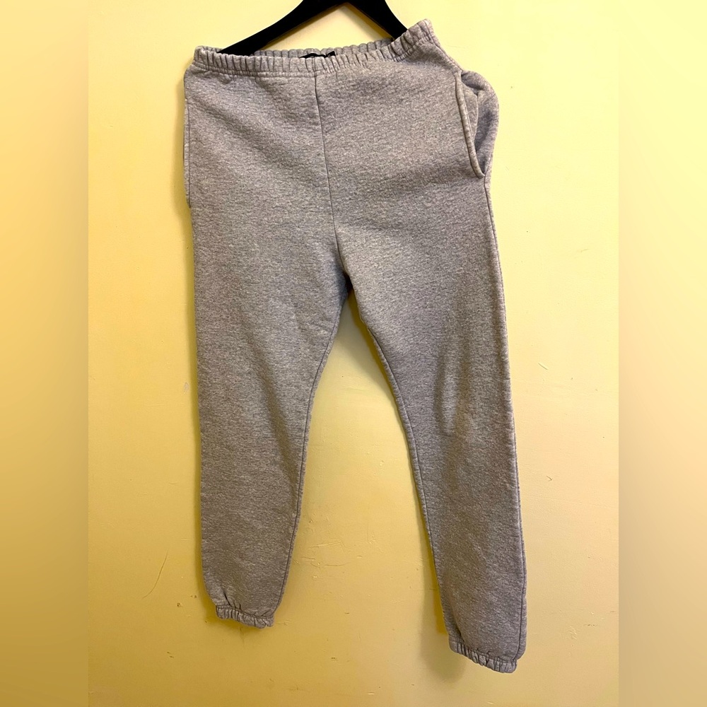 Grey sweatpants